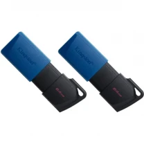 Флеш пам'ять Kingston DT Exodia M 2x64GB USB 3.2 Black/Blue (DTXM/64GB-2P)