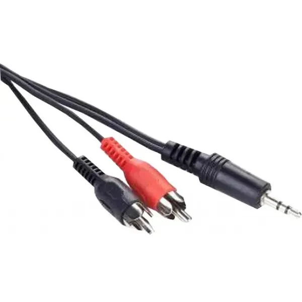 Аудіо-кабель Cablexpert 3.5mm to 2хRCA 5m Black (CCA-458-5M) 2