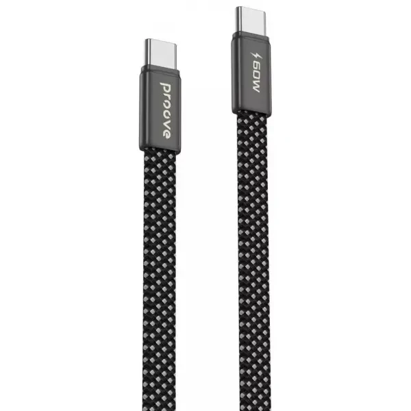 Кабель Proove AirLine Type-C to Type-C 60W 1m Black (CCAI60002201)