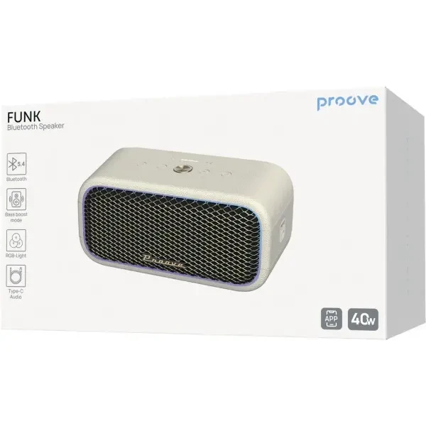 Колонка Proove Funk 40W (APP) Beige/Gold (PSFN4001AP22) 4