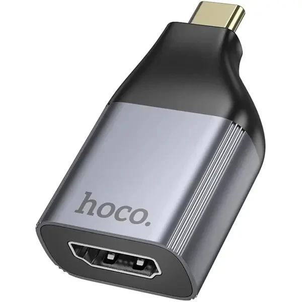 Перехідник Hoco UA33 Type-C to HDTV Metal Grey