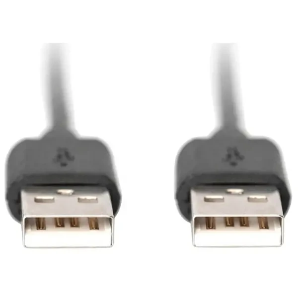 Кабель Digitus USB to USB (M/M) 1,8m Black (AK-300100-018-S) 2