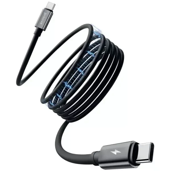 Кабель Proove Magneto Type-C to Type-C 60W 1m Black (CCMA60002201) 4