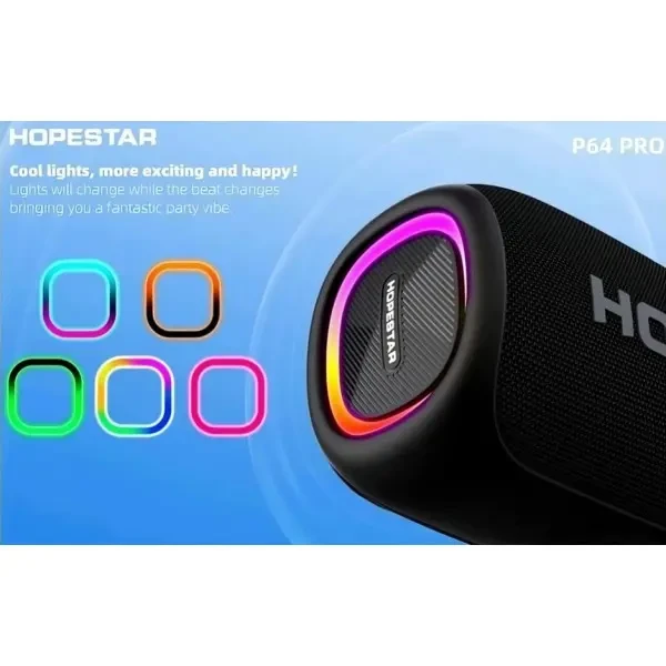 Колонка Bluetooth Hopestar P64 Pro Black 4