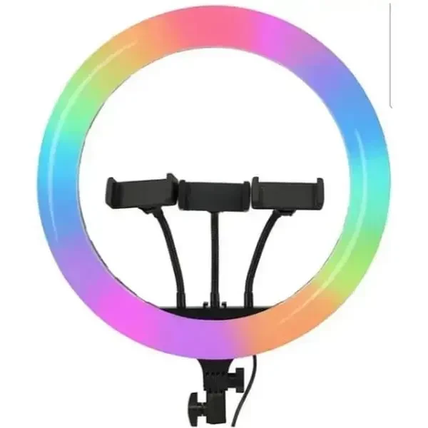 DM Лампа кільцева RGB LED 56см 3