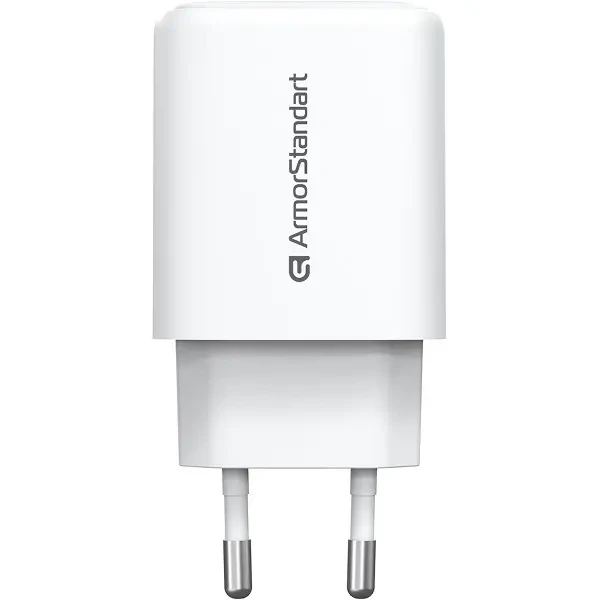 Зарядний пристрій ArmorStandart AR-T252WEU 25W GaN Type-C+USB White (ARM89532)