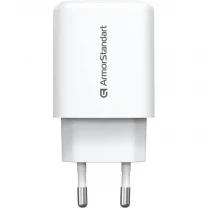 Зарядний пристрій ArmorStandart AR-T252WEU 25W GaN Type-C+USB White (ARM89532)