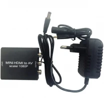 Контролер Atcom HDMI-3RCA з блоком живлення Black (15275)