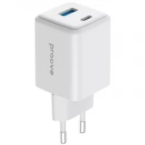 Мережевий зарядний пристрій Proove Pocket GaN Plus 45W (Type-C + USB) White (WCPG45110002)