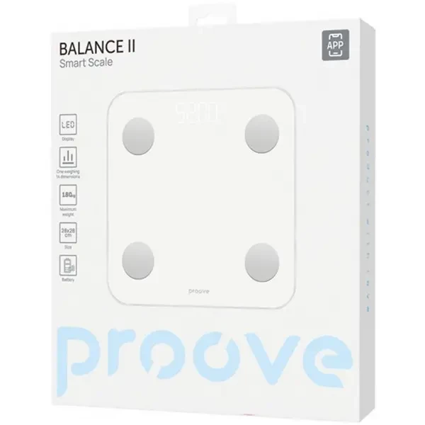 Ваги підлогові Proove Balance II White (SSBC20000002) 4