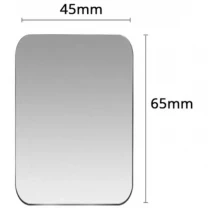 DM Магнітний тримач-пластина для смартфону (45x65mm) Silver