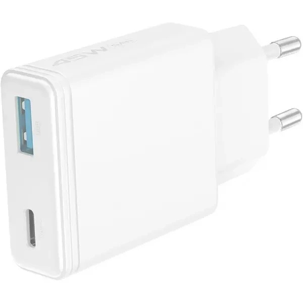 МЗП Proove Slender 45W (Type-C + USB) White (WCSL45110002) 6