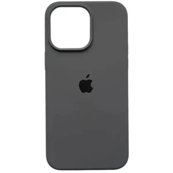 DM Чохол Silicone Case для iPhone 15 Pro Max Charcoal Gray