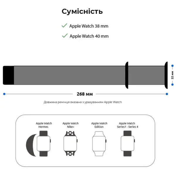 Ремінець ArmorStandart Sport Band для Apple Watch 42 (Series 10)/41/40/38 Grey (ARM51941) 4