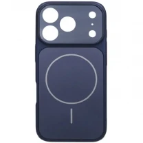 DM Чохол AG Glass Case With MagSafe для iPhone 16 Pro Blue
