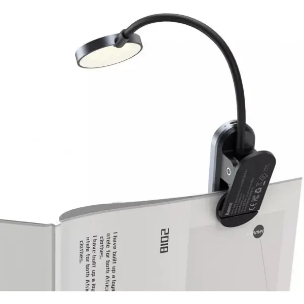 LED лампа для будинку Baseus Comfort Reading Mini Clip Dark Gray (DGRAD-0G) 4