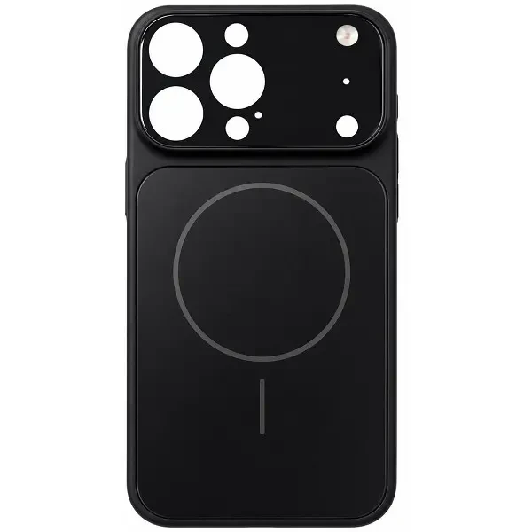 DM Чохол AG Glass Case With MagSafe для iPhone 15 Pro Max Black