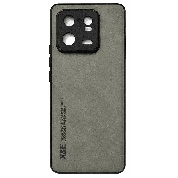 DM Чохол Magnet Leather Case для Xiaomi 13 Pro Light Gray