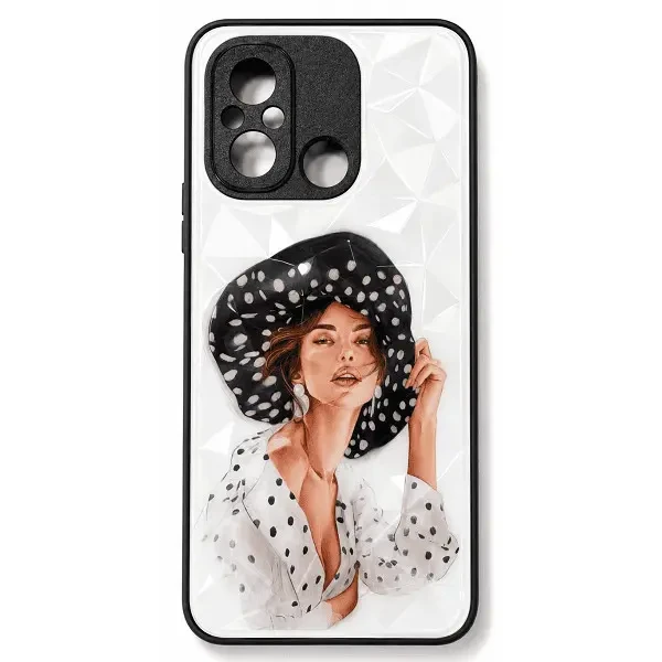 Чохол Prisma Ladies для Xiaomi Redmi 12C/11A/Poco C55 Girl in a hat