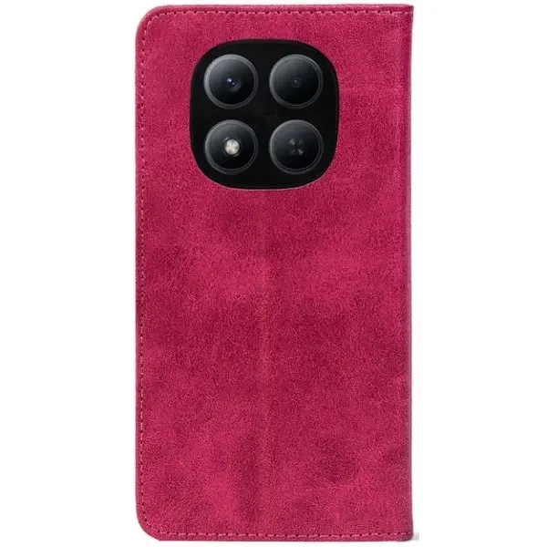 BoxFace  Чохол-книжка Crazy Horse Clasic для Xiaomi Redmi Note 15 Pro 4G Magenta (Strong) 2