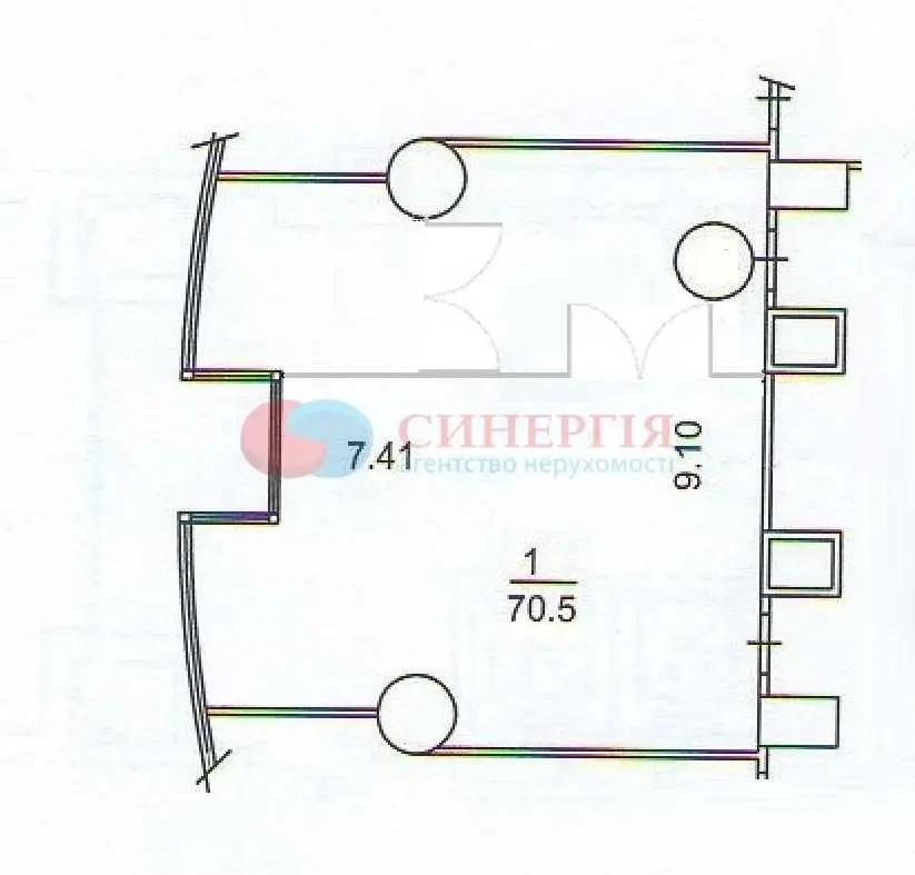 офісне приміщення Київ, Печерський, Кловський 7 6
