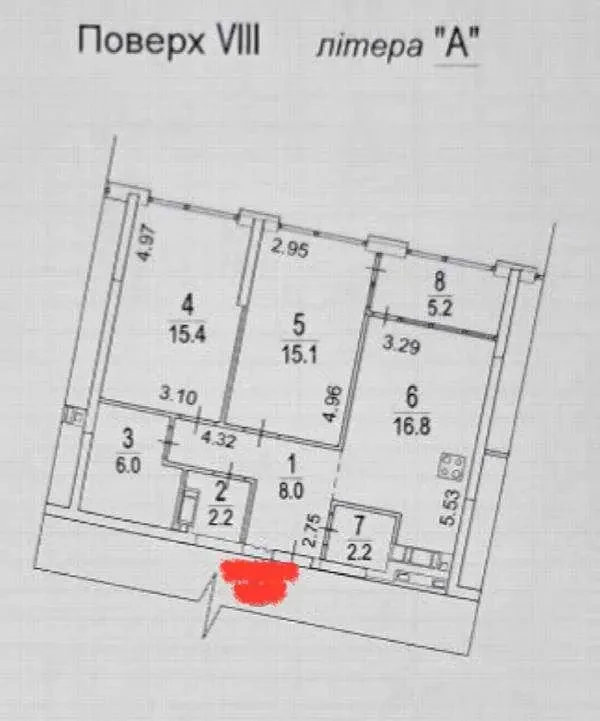 2-к квартира Київ, Дарницький, Дніпровська 15Д 21