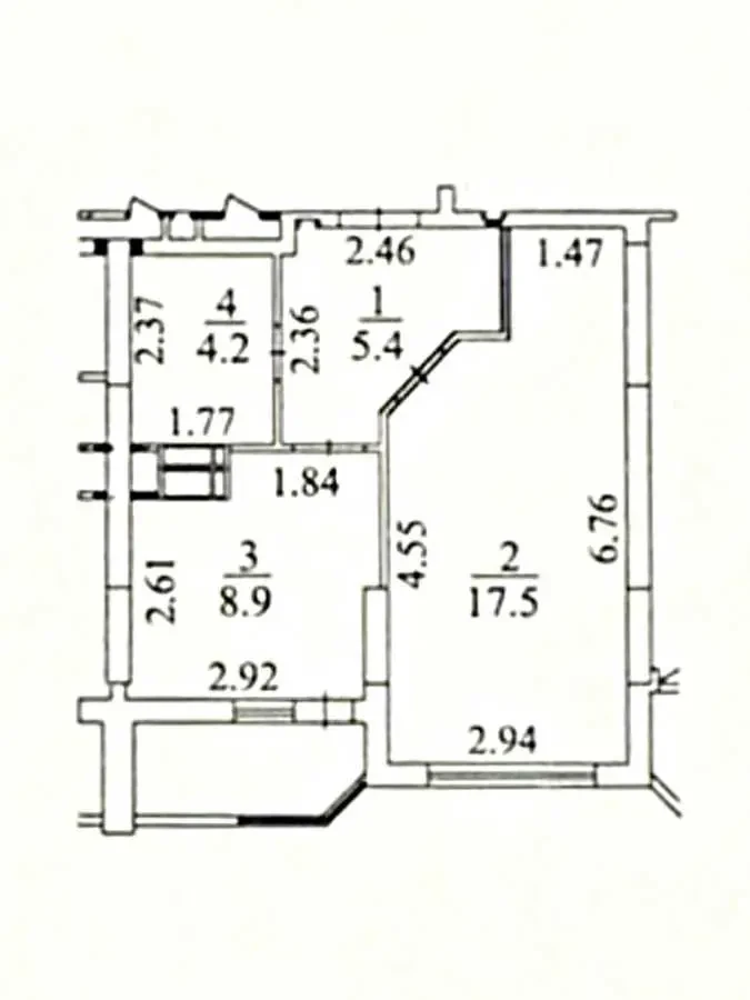 1-к квартира Київ, Деснянський, Миколи Закревського 42а 12