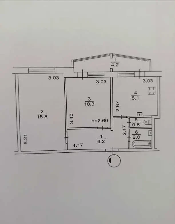 2-к квартира Київ, Оболонський, Архипенка Олександра 8б 14