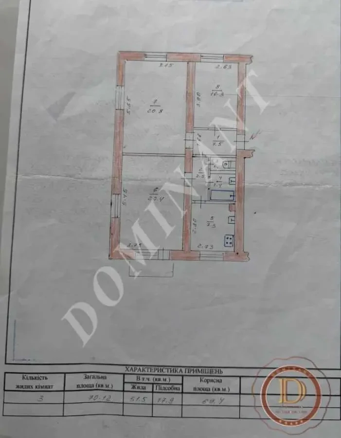 3-к квартира Запоріжжя, Олександрівський, Железнодорожная 5 14
