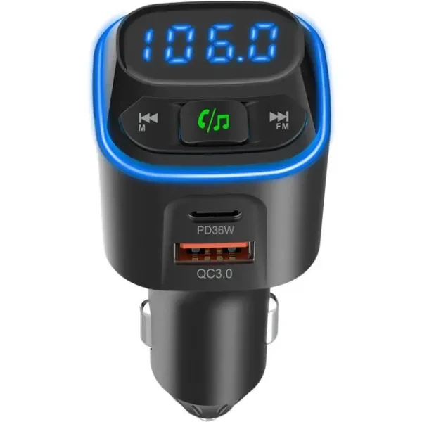 FM-трансмітер Gelius Tune GP-FMT051 36W QC+DP Black 2