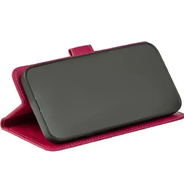 Чохол-книжка Crazy Horse Clasic для Xiaomi Redmi Note 15 Pro+ 5G/Poco M8 Pro 5G Magenta (Front) 2