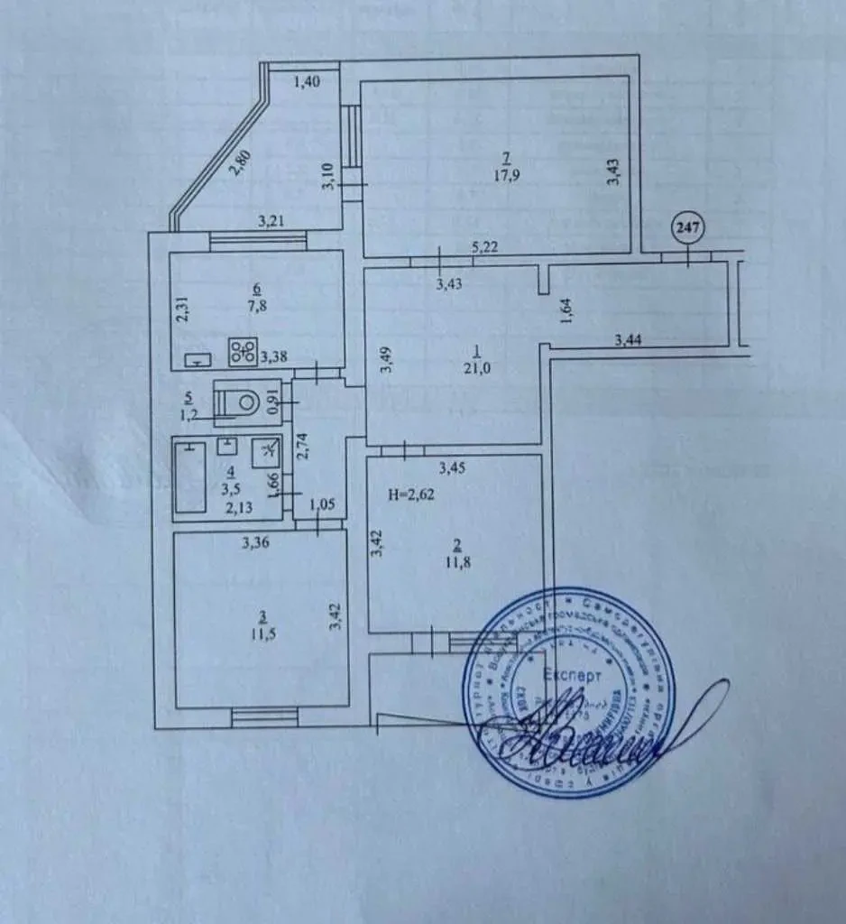 3-к квартира Київ, Дарницький, Ревуцького 13 22