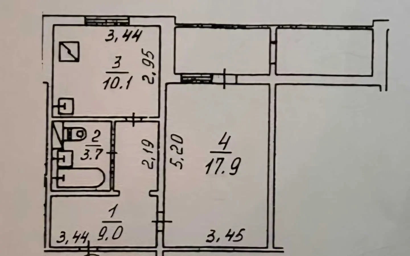 1-к квартира Київ, Дарницький, Михайла Драгоманова 12а 4