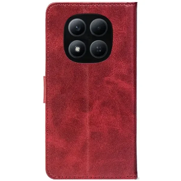 Чохол-книжка Crazy Horse Clasic для Xiaomi Redmi Note 15 Pro 5G Red Wine (Front) 2