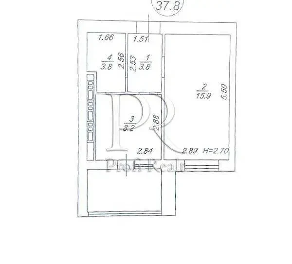 1-к квартира Бучанський, Вишневе, Машинобудівельників вулиця 31 16