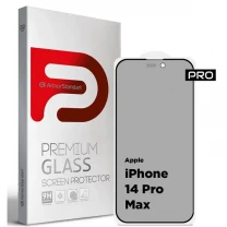 Захисне скло ArmorStandart Pro Anti-spy Matte для Apple iPhone 14 Pro Max Black (ARM68605)