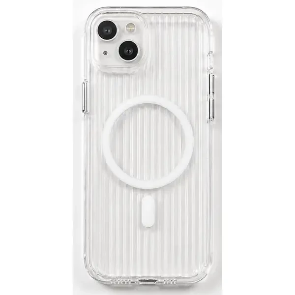 DM Чохол Corrugated Pattern Case With Magsafe для iPhone 13 White 2