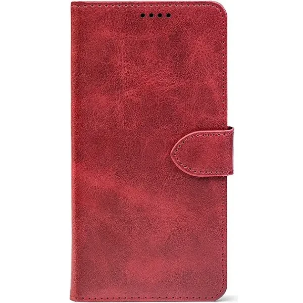 Чохол-книжка Crazy Horse Clasic для Xiaomi Redmi Note 15 Pro+ 5G/Poco M8 Pro 5G Red Wine (Front)