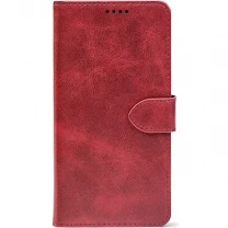 Чохол-книжка Crazy Horse Clasic для Xiaomi Redmi Note 15 Pro+ 5G/Poco M8 Pro 5G Red Wine (Front)