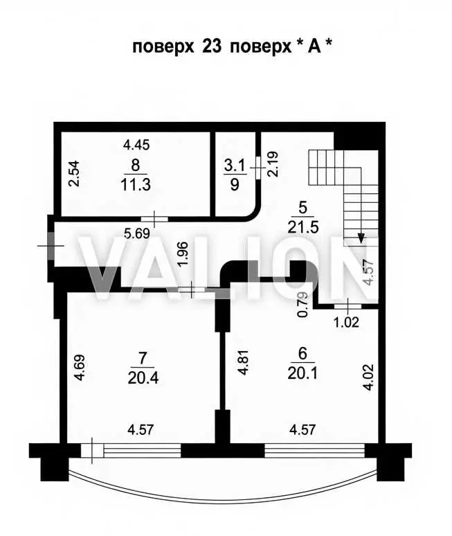 4-к квартира Київ, Святошинський, Кольцова 14з 5