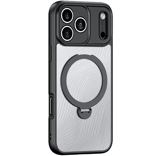 DM Чохол Aimo Mag Series TPU with Magnetic Stand для iPhone 17 Pro Black