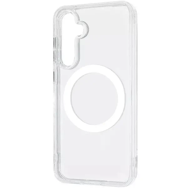 Чохол WAVE Clear Case (PC+TPU) with Magnetic Ring для Samsung Galaxy S24 S921/S25 S931 Прозорий
