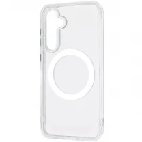 Чохол WAVE Clear Case (PC+TPU) with Magnetic Ring для Samsung Galaxy S24 S921/S25 S931 Прозорий