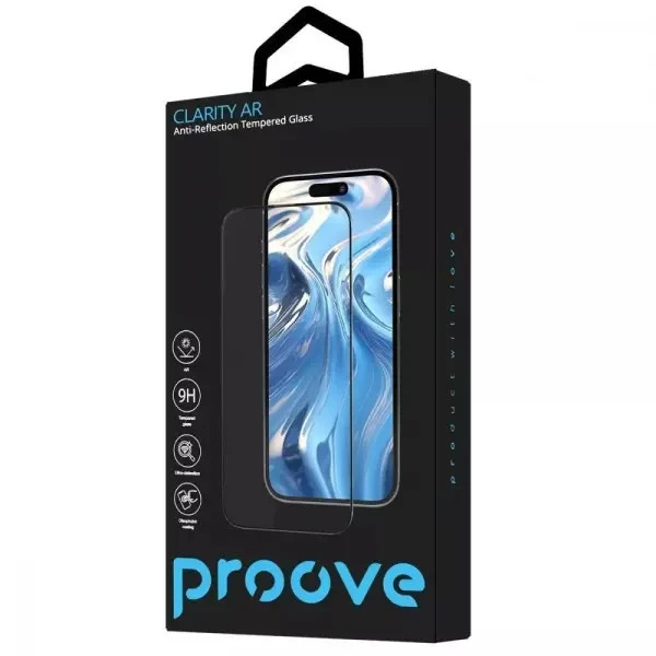 Захисне скло Proove Clarity AR для iPhone 17 Pro Black (PGCARI17P001) 2