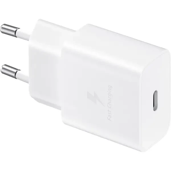 Мережевий зарядний пристрій Samsung 15W Power Adapter Type-C White (EP-T1510NWEGEU) 2