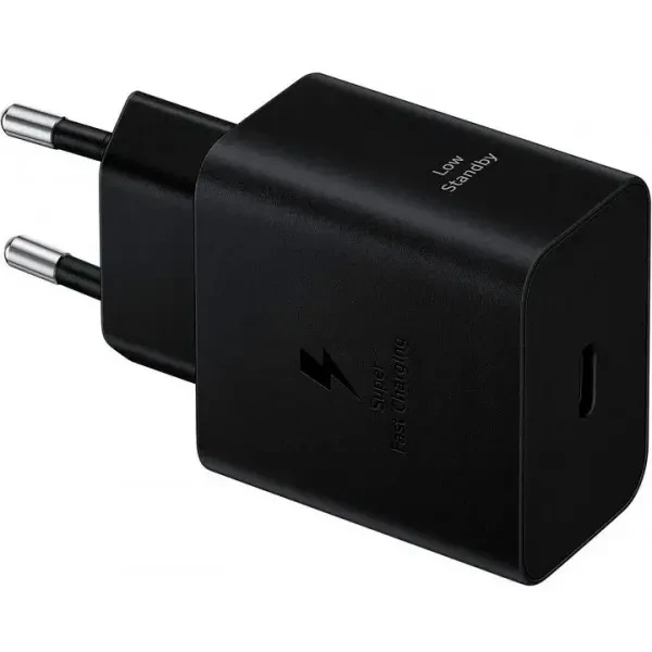 Мережевий зарядний пристрій Samsung Compact Power Adapter 45W Type-C + cable Type-C Black (EP-T4511XBEGEU) 2