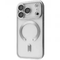 DM Чохол Metal Matte Case with Magnetic Ring для iPhone 17 Pro White Titanium