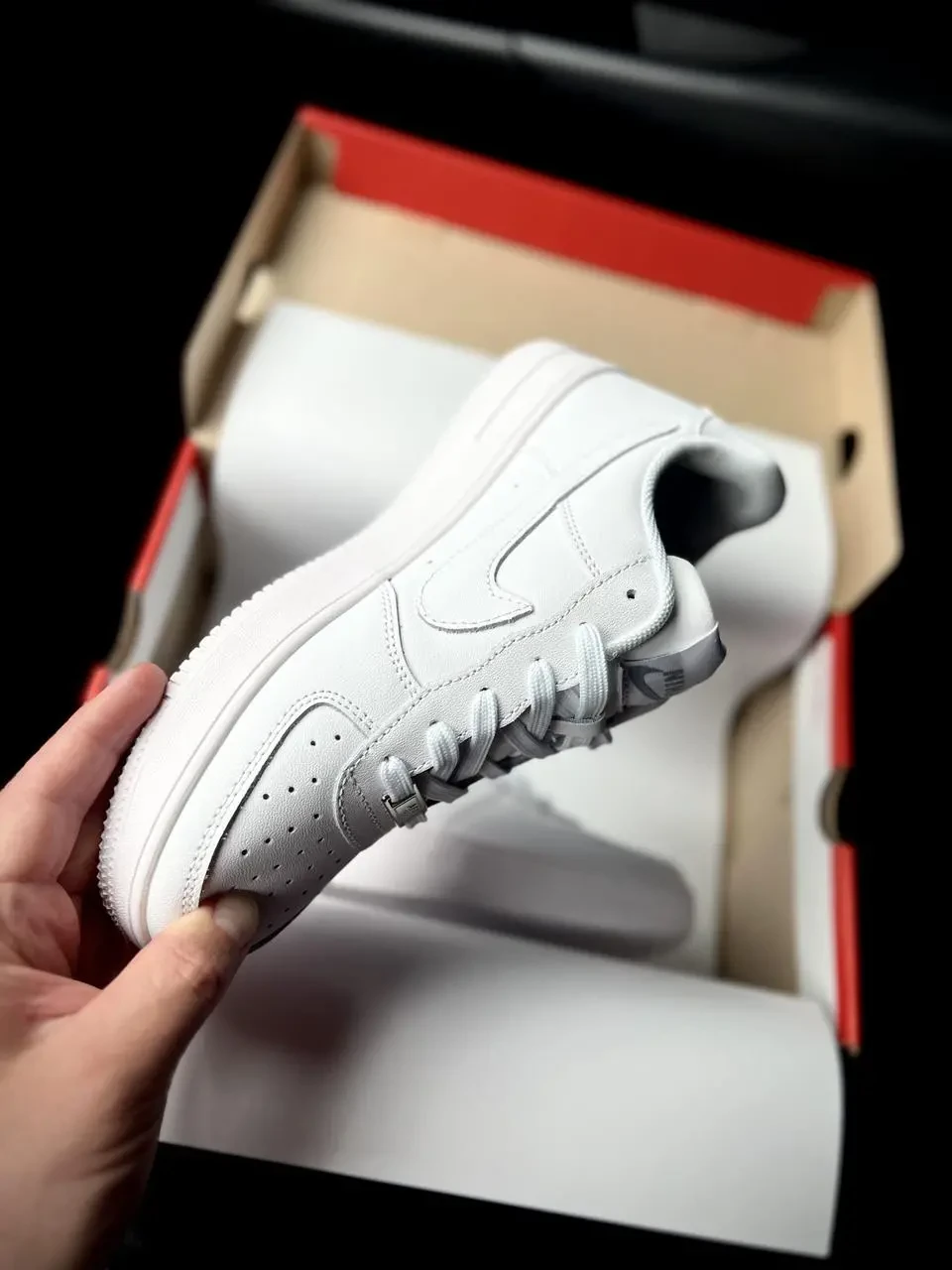 Кроссовки Nike Air Force 1 Low арт 21624 (белые, унисекс, найк) 3
