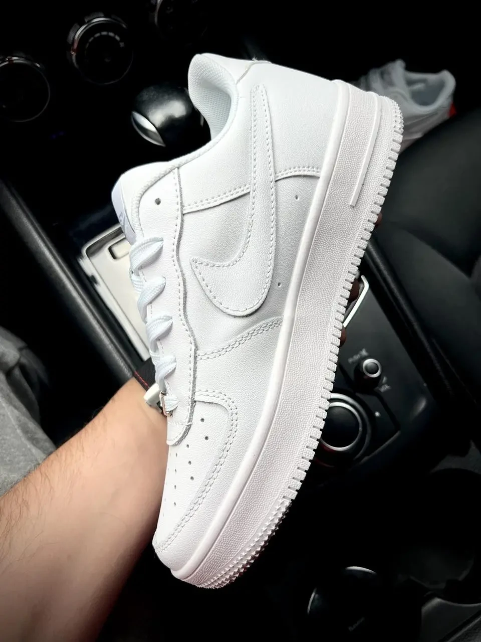 Кроссовки Nike Air Force 1 Low арт 21624 (белые, унисекс, найк) 7
