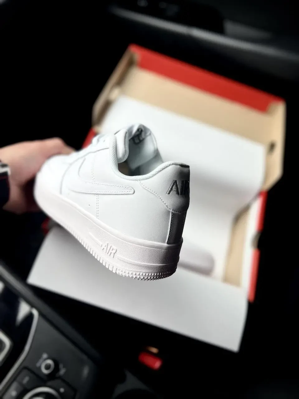Кроссовки Nike Air Force 1 Low арт 21624 (белые, унисекс, найк) 10